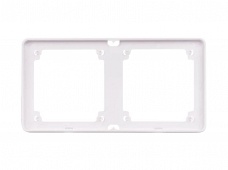 鸿雁 2位2联 墙壁开关边框（白色金色灰色）UP86B2